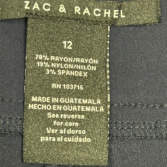 ZC & Rachel ultimate fit pull on ankle pants women’s size 12 new with tags - Picture 6 of 10